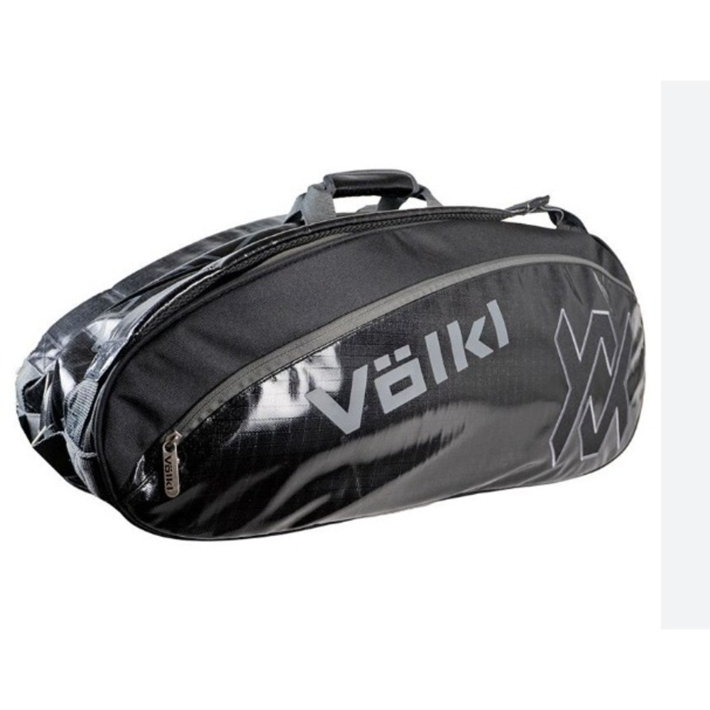 Volkl Tennis Bag Mens OS Black Primo Combi Bag Thermal Lining Backpack Straps